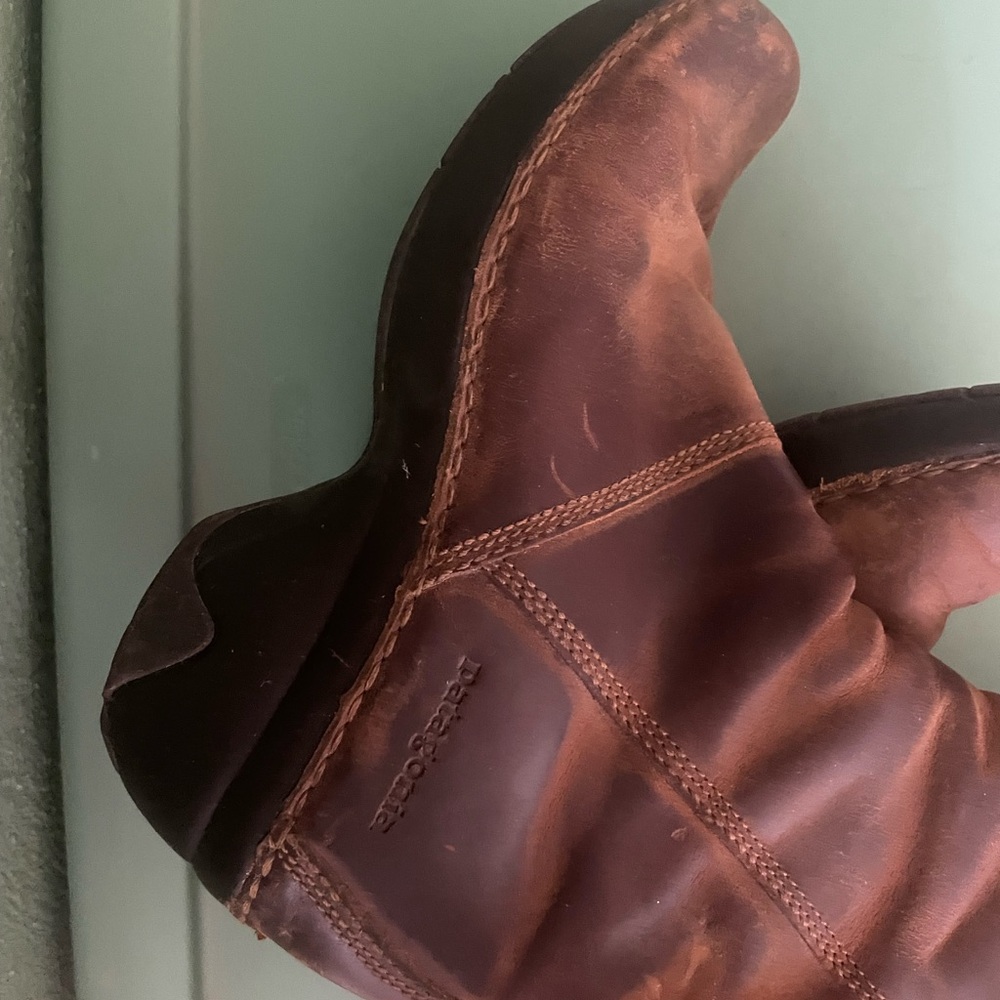 Patagonia Thatcher Tall Brown Leather Riding Boots US 7